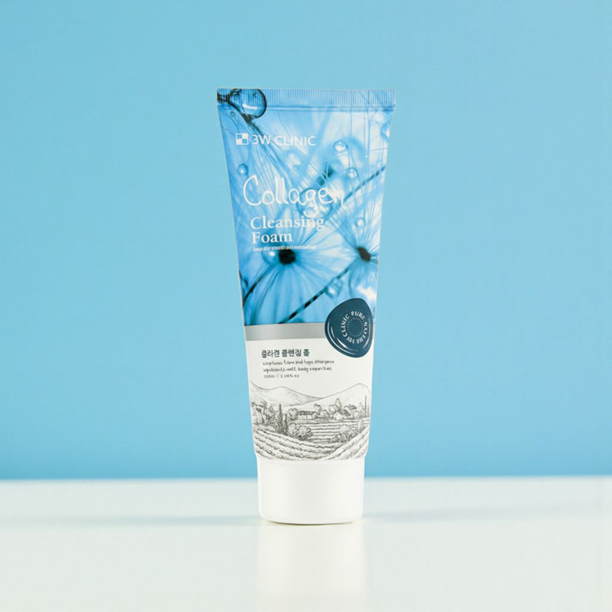 3w clinic collagen foam cleansing - 100ml