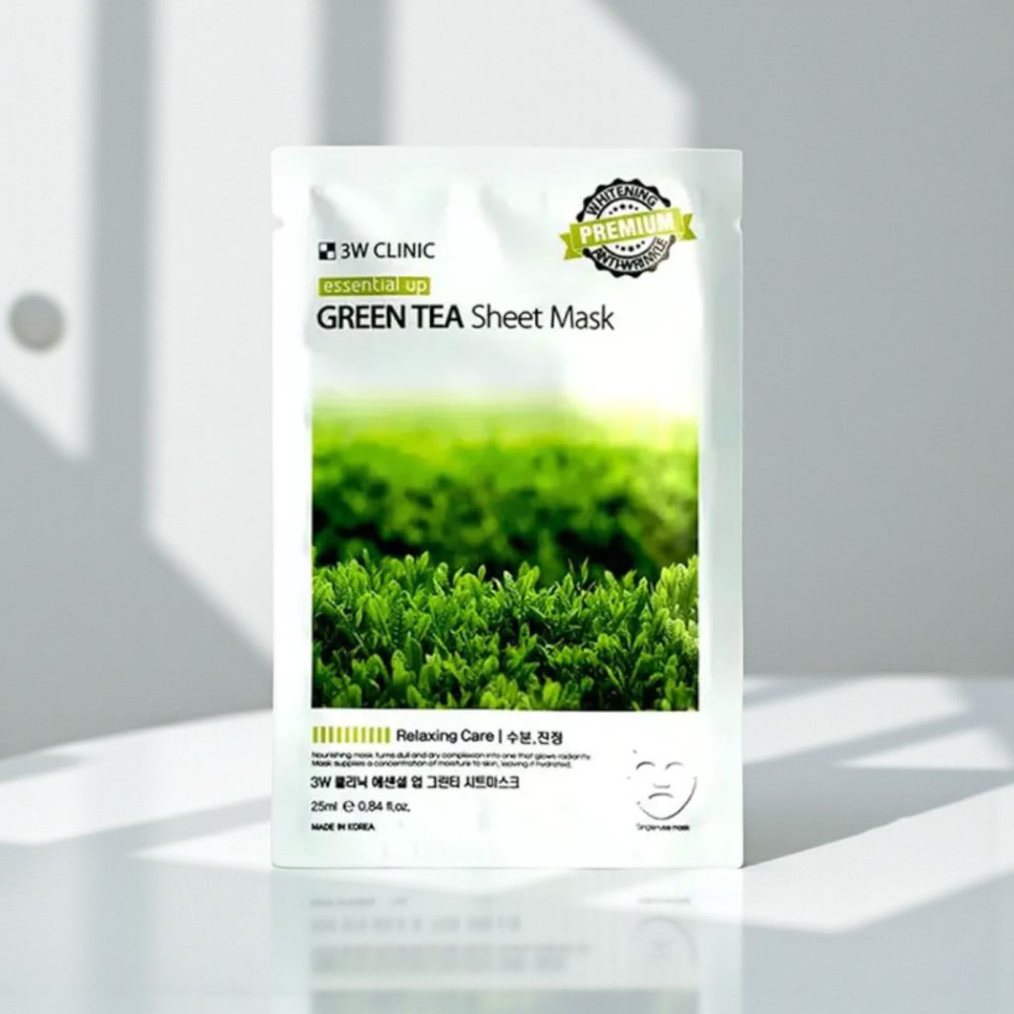 3w Clinic Green Tea Sheet Mask - 25ml