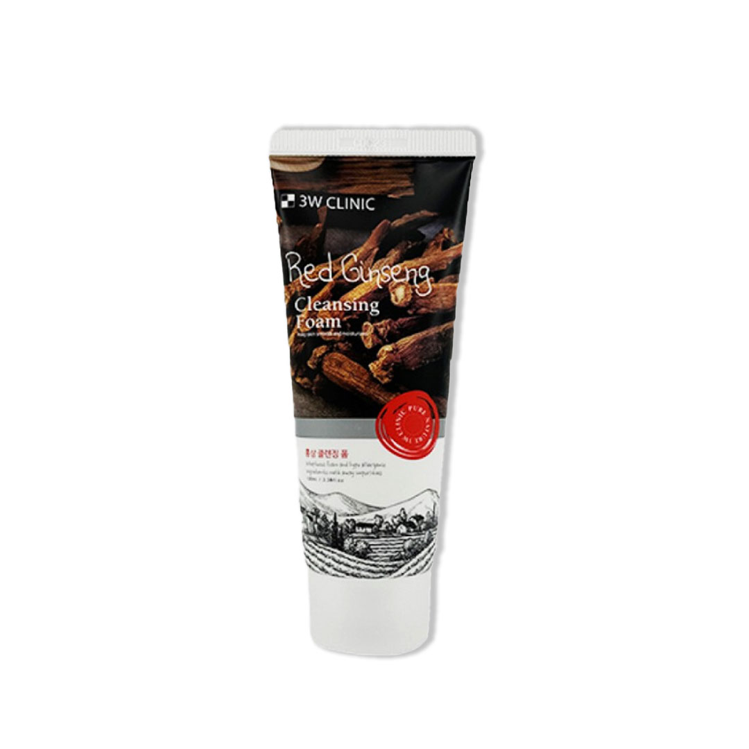 3w Clinic Red Ginseng Cleansing Foam - 100ml
