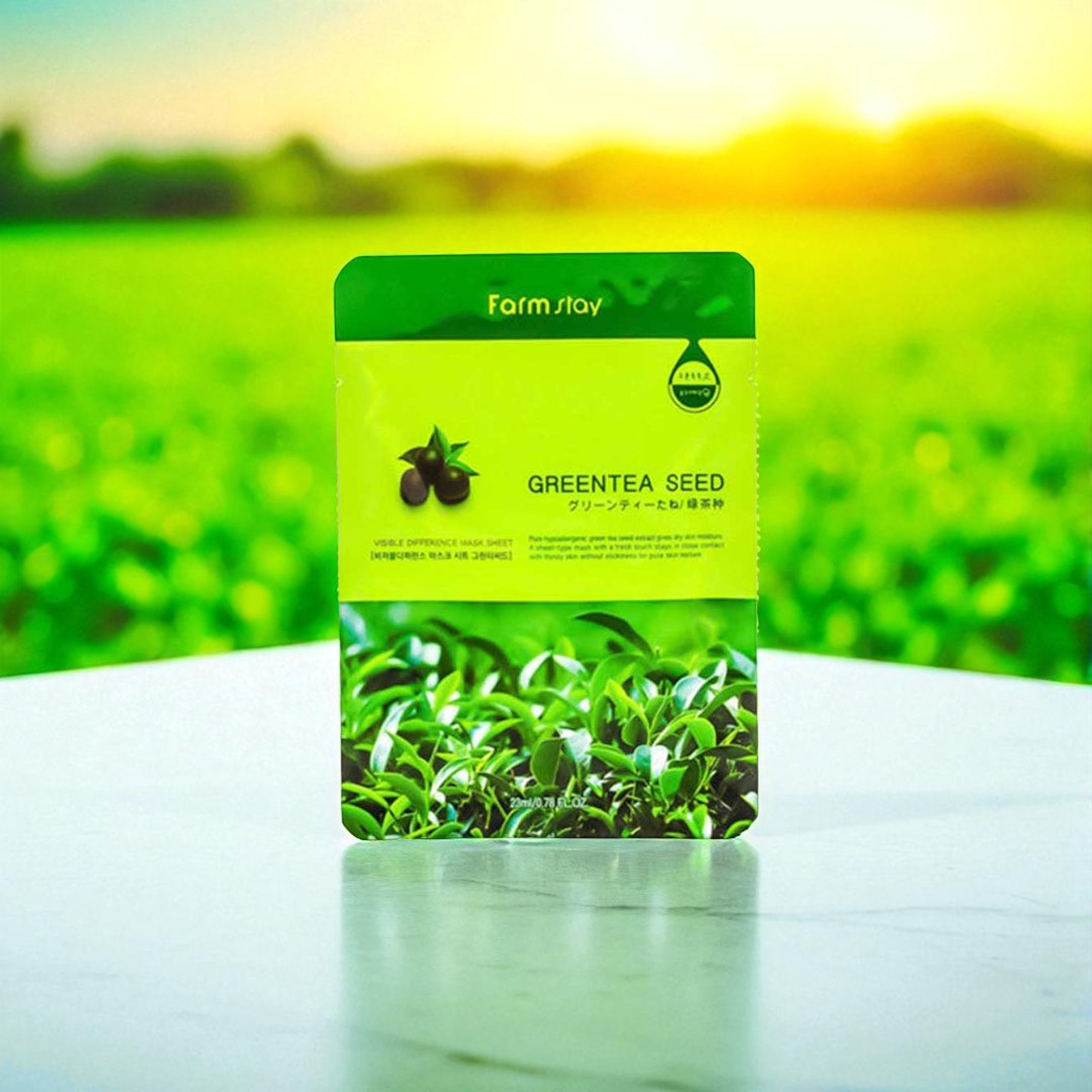 Farmstay Visible Difference Mask Sheet (Green tea) - 23ml