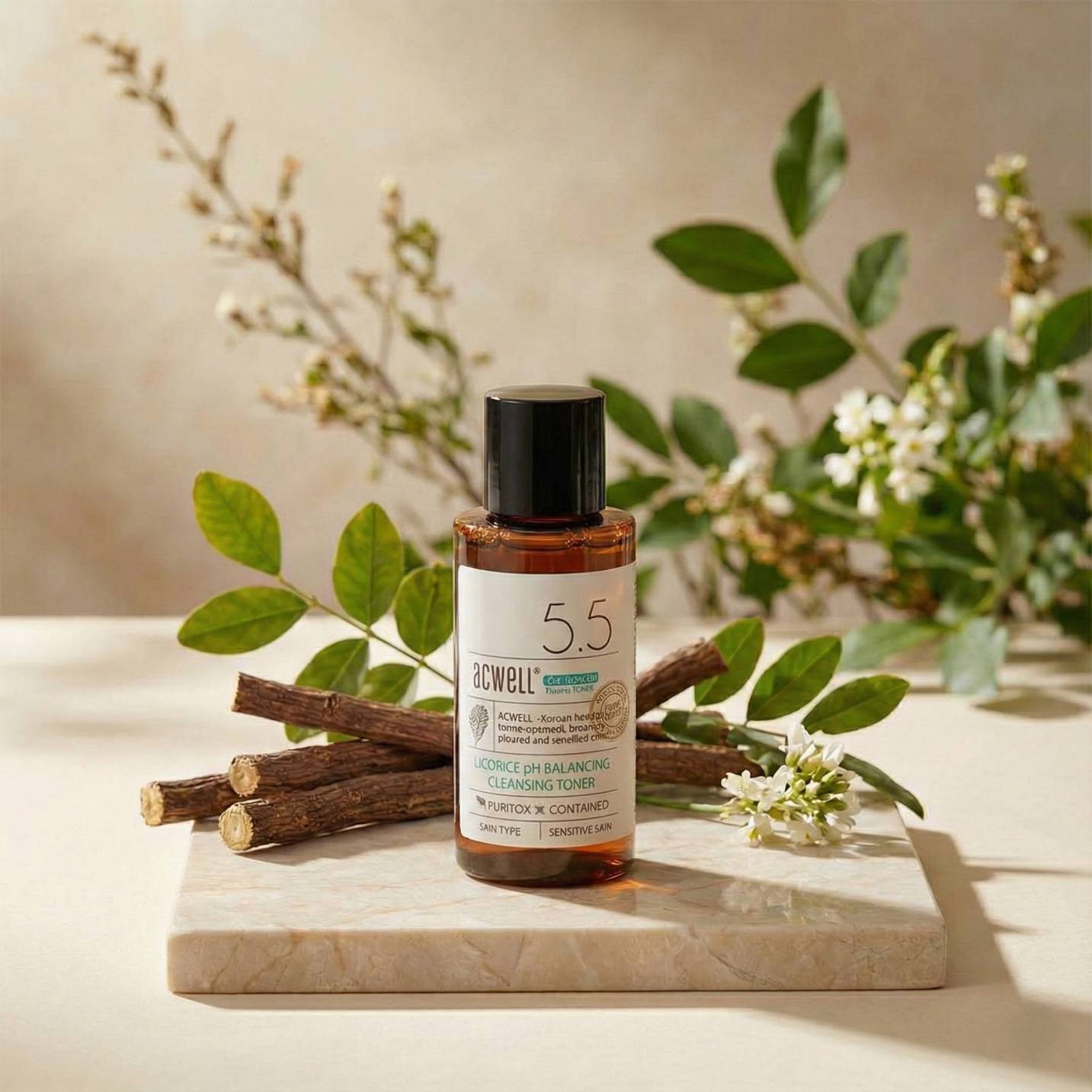 Acwell Licorice pH Balancing Cleansing Toner - 30ml