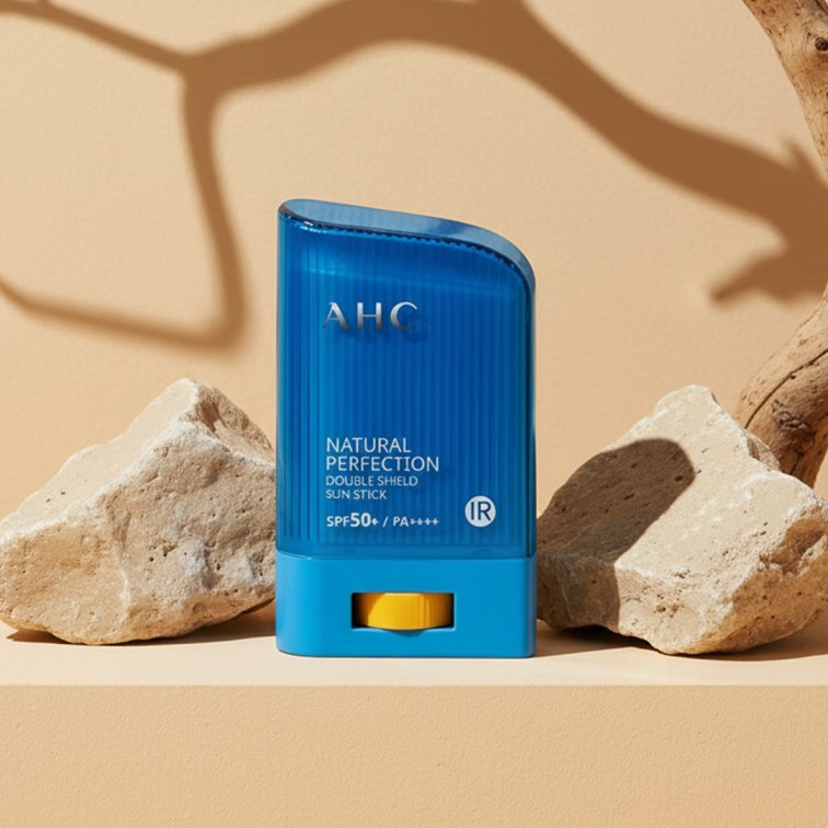 AHC Natural Perfection Double Shield Sun Stick SPF50+/PA++++ - 22g (Blue)