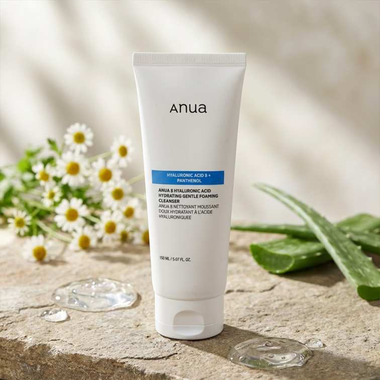 Anua 8 Hyaluronic Acid Hydrating Gentle Foaming Cleanser - 150ml