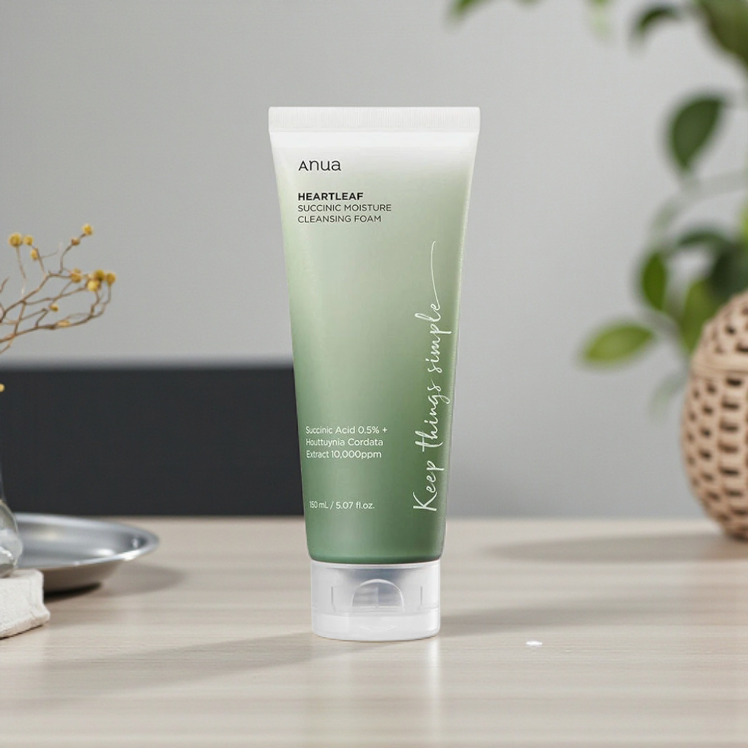 Anua Heartleaf Succinic Moisture Cleansing Foam - 150ml