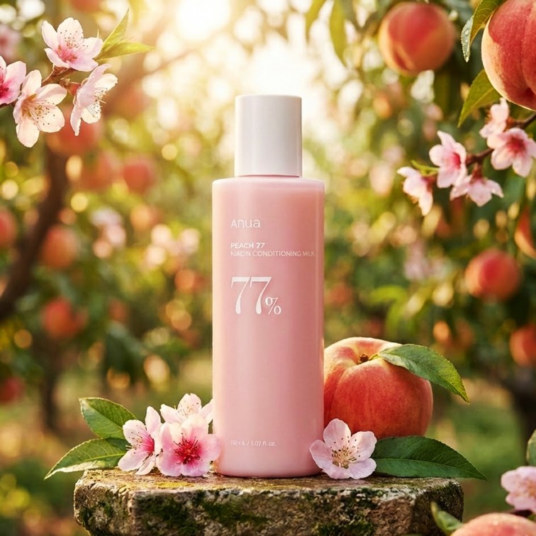 Anua Peach 77% Niacin Conditioning Milk - 150ml (Without packet)