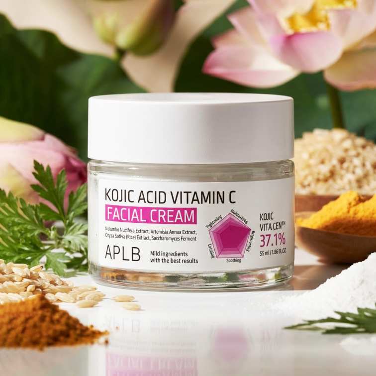 APLB Kojic Acid Vitamin C Facial Cream - 55ml