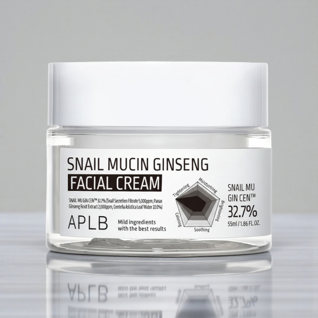 APLB Snail Mucin Ginseng Facial Cream - 55ml