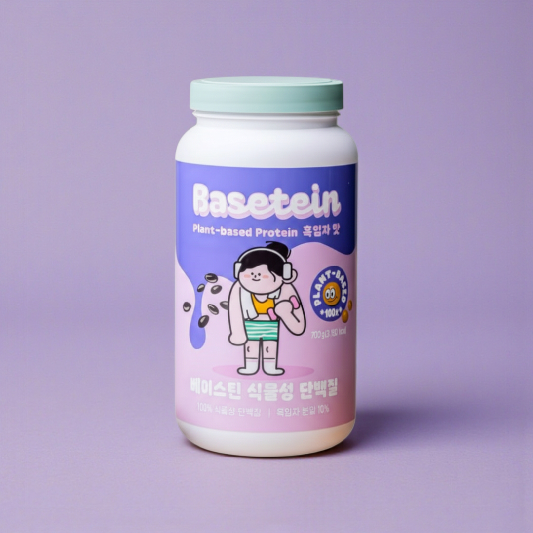 Basetein Plant-Based Protein Powder (Black Sesame Flavor) - 700g
