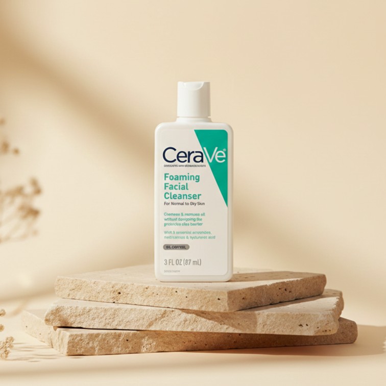 Cerave Foaming Facial Cleanser (Normal to Oily) - 87ml (USA version)