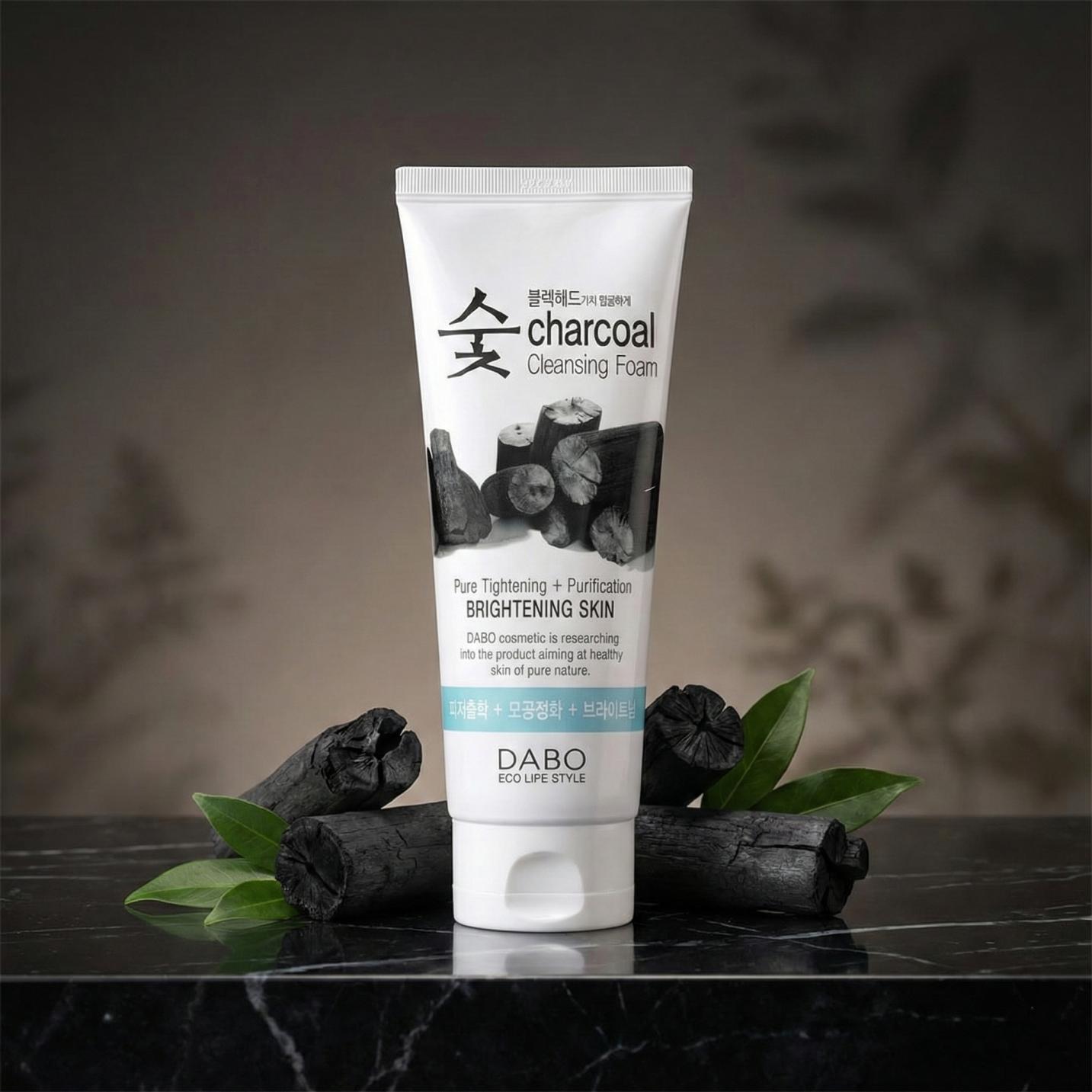 Dabo Charcoal Pore Tightening + Sebum Control Smooth Skin Cleansing Foam - 150ml