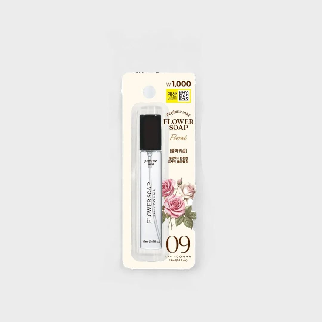 Daily Comma 09 Fragrance Mist Flower Soap (Floral) - 15ml