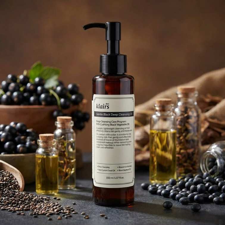 Dear Klairs Gentle Black Deep Cleansing Oil - 150ml