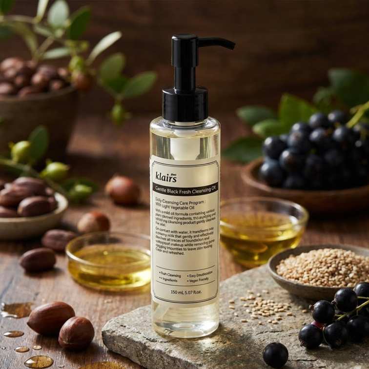 Dear Klairs Gentle Black Fresh Cleansing Oil -150ml