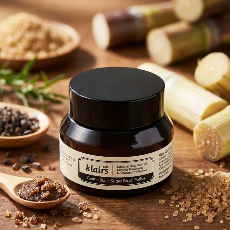 Dear Klairs Gentle Black Sugar Facial Polish - 110g