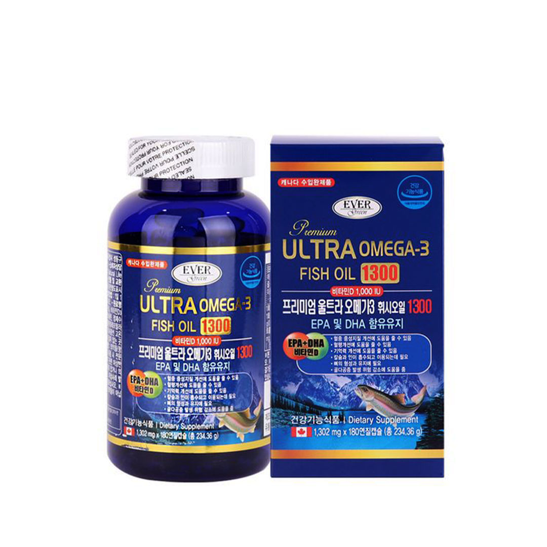 Ever Green Premium Ultra Omega 3 Fish Oil 1300 - 234g