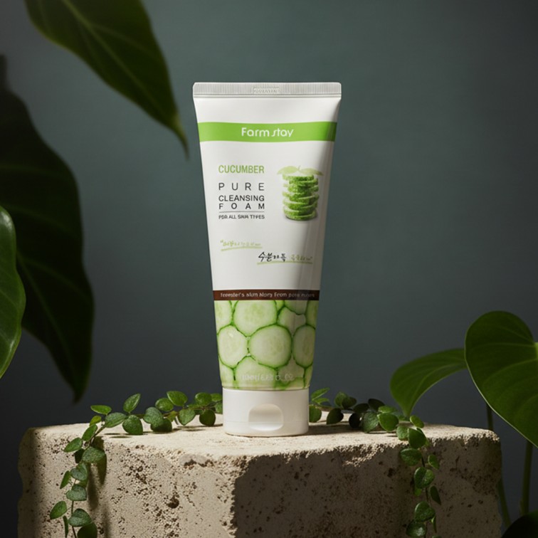 Farmstay Cucumber Pure Cleansing Foam - 180ml