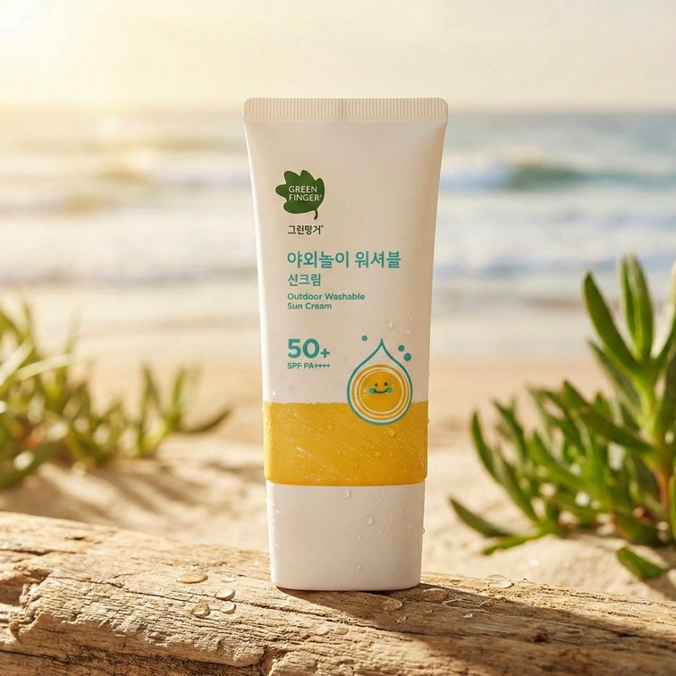 Green Finger Outdoor Washable Sun Cream SPF50+ PA++++ - 80ml