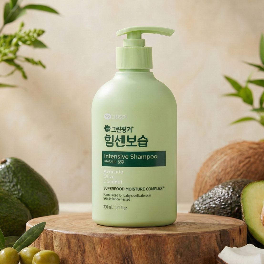 Green Finger Powerful Moisturizing Intensive Shampoo - 300ml