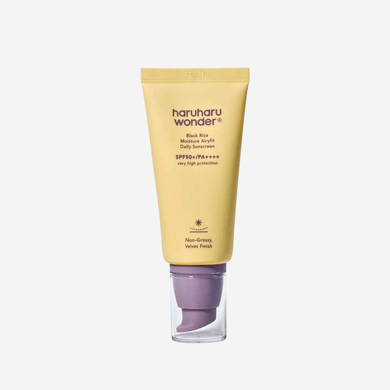HaruHaru Wonder Black Rice Moisture Airyfit Daily Sunscreen Spf50+ Pa++++ - 50ml
