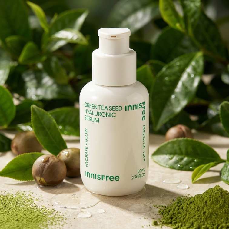 Innisfree Green Tea Hyaluronic Seed Serum - 80ml