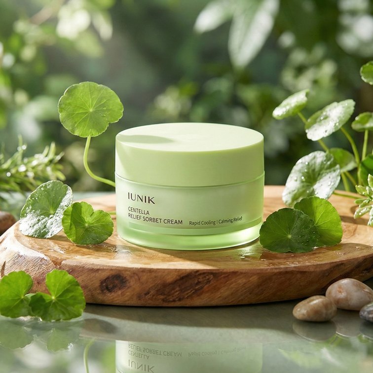Iunik Centella Relief Sorbet Cream (Rapid Cooling + Calming Relief) - 50ml