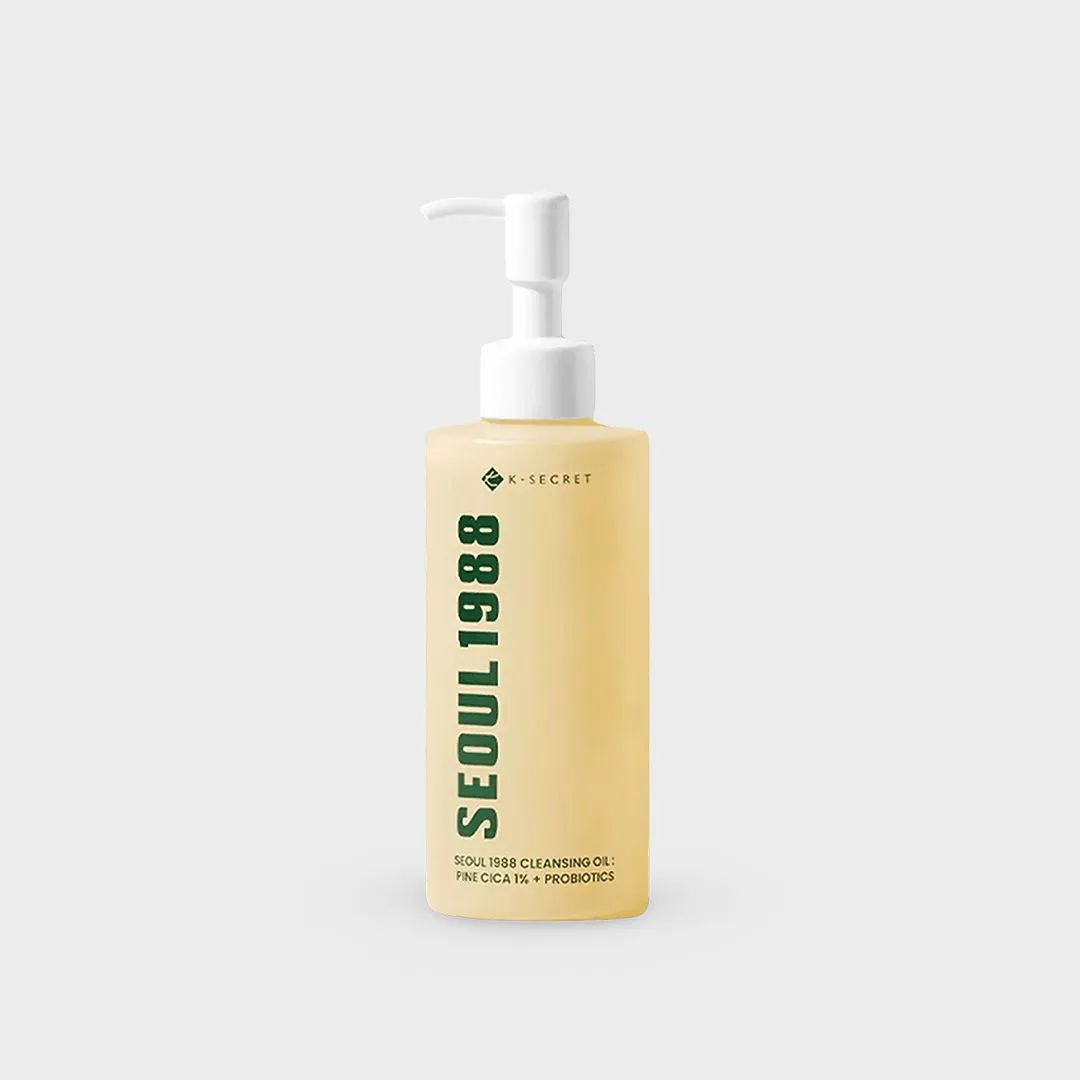 K-Secret Seoul 1988 Cleansing Oil : Pine Cica 1% + Probiotics - 200ml