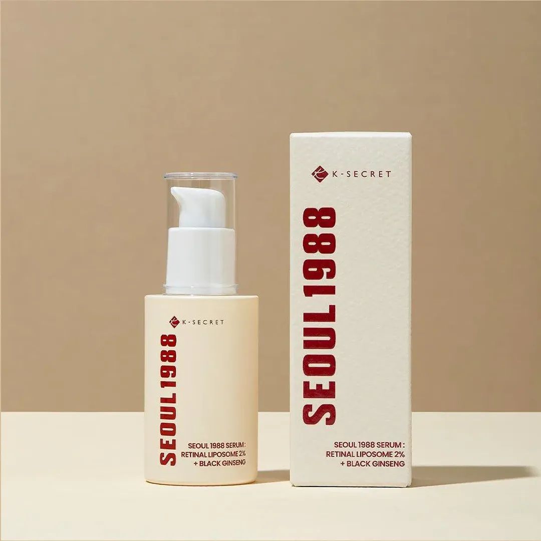 K-Secret Seoul 1988 Serum : Retinal Liposome 2% + Black Ginseng - 30ml