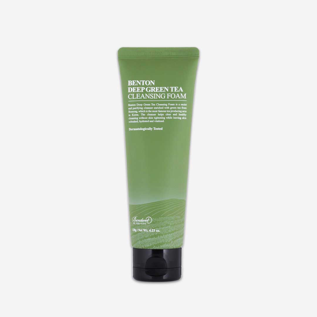 Benton Deep Green Tea Cleansing Foam - 120g