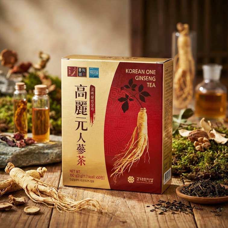 Korean Ginseng Tea - 100pcs (Update packaging)