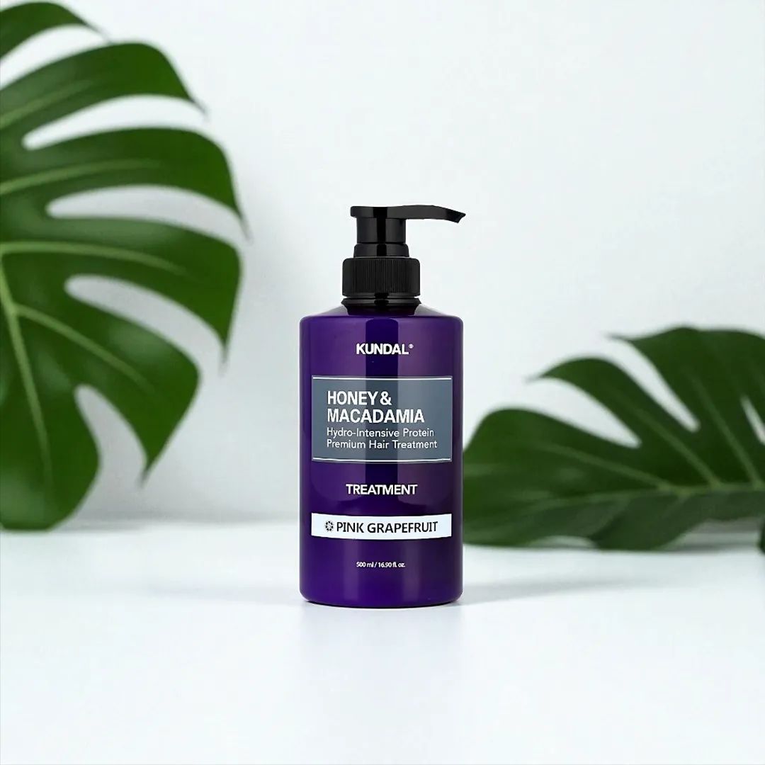 Kundal Honey & Macadamia Hydro Intensive Protein Premium Hair Treatment (Pink Grapefruit) - 500ml