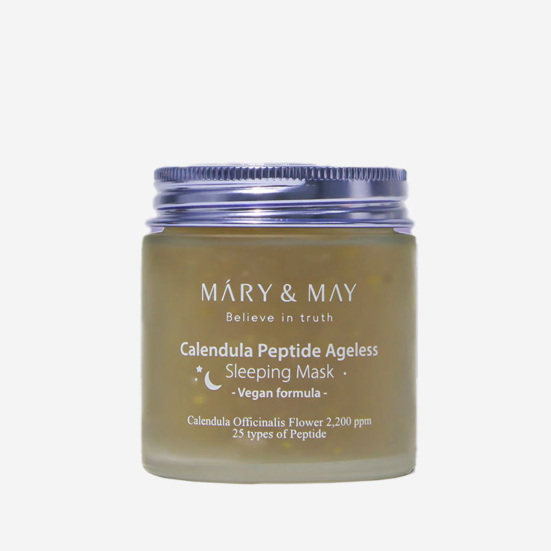 Mary &amp; May Calendula Peptide Ageless Sleeping Mask -110g