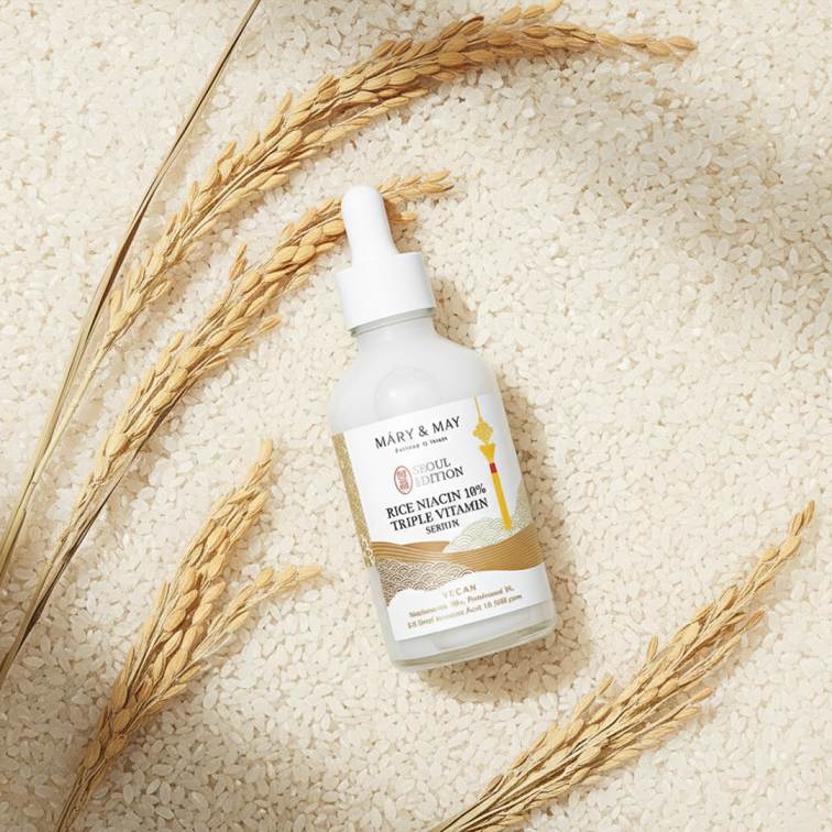 Mary &amp; May Rice Niacin 10% Triple Vitamin Serum - 80ml