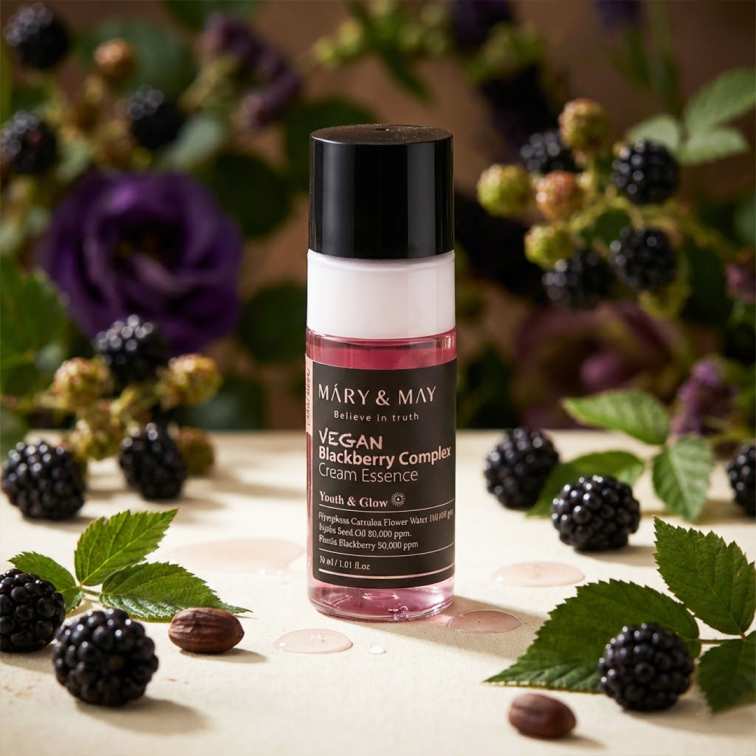 Mary &amp; May Vegan Blackberry Complex Cream Essence - 30ml