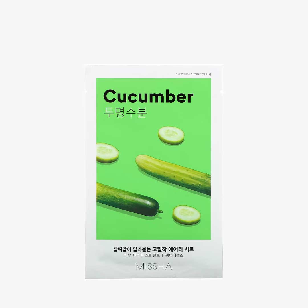 Missha Airy Fit Sheet Mask Cucumber - 19gm