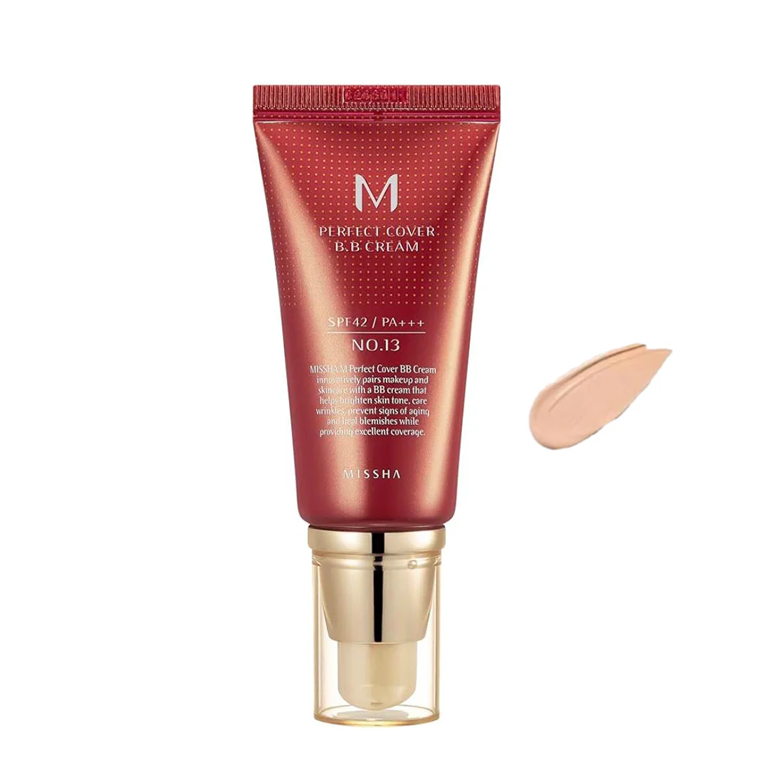 Missha M Perfect Cover BB Cream SPF 42 shade No.13 (Bright Beige) - 50ml