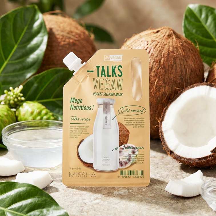 Missha Talks Vegan Pocket Sleeping Mask Mega Nutritious - 10g