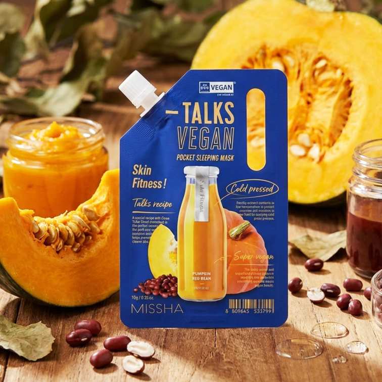 Missha Talks Vegan Pocket Sleeping Mask Skin Fitness - 10g