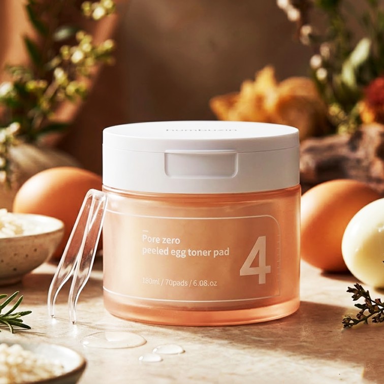 Numbuzin No.4 Pore Zero Peeled Egg Toner Pad - 70ea