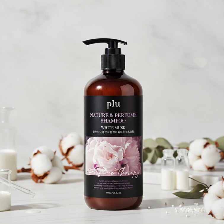 Plu Nature &amp; Perfume Body Wash (White Mask) -1000ml