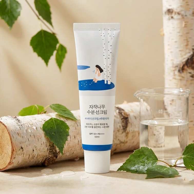 Round Lab Birch Juice Moisturizing Sun Cream Spf50+++ - 50ml