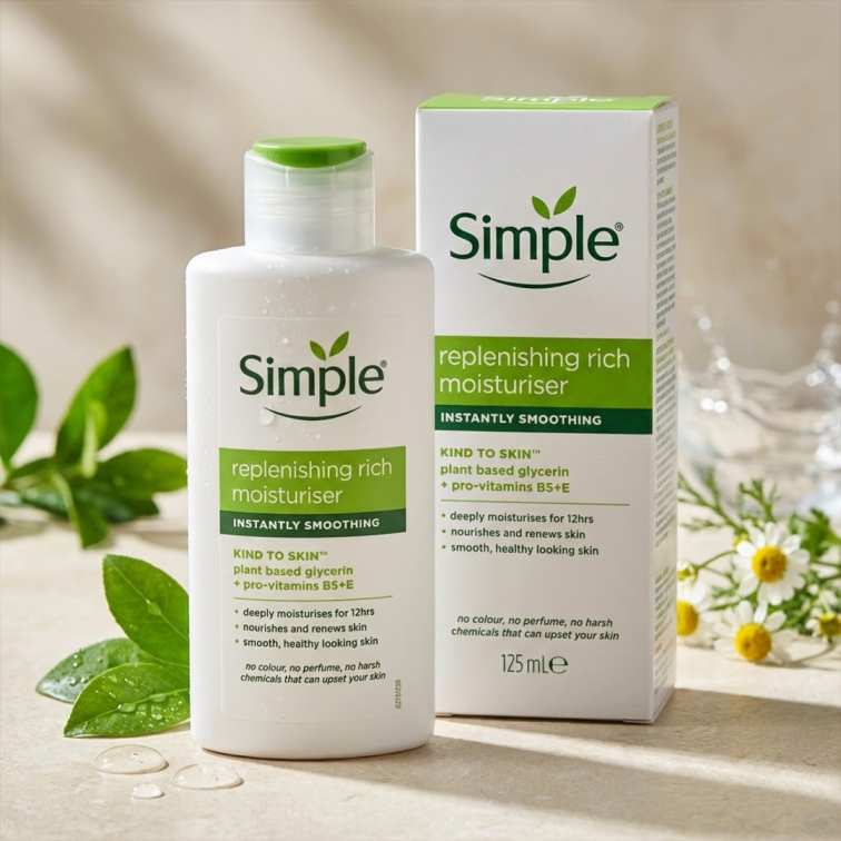Simple Kind to Skin Replenishing Rich Moisturiser - 125 ml
