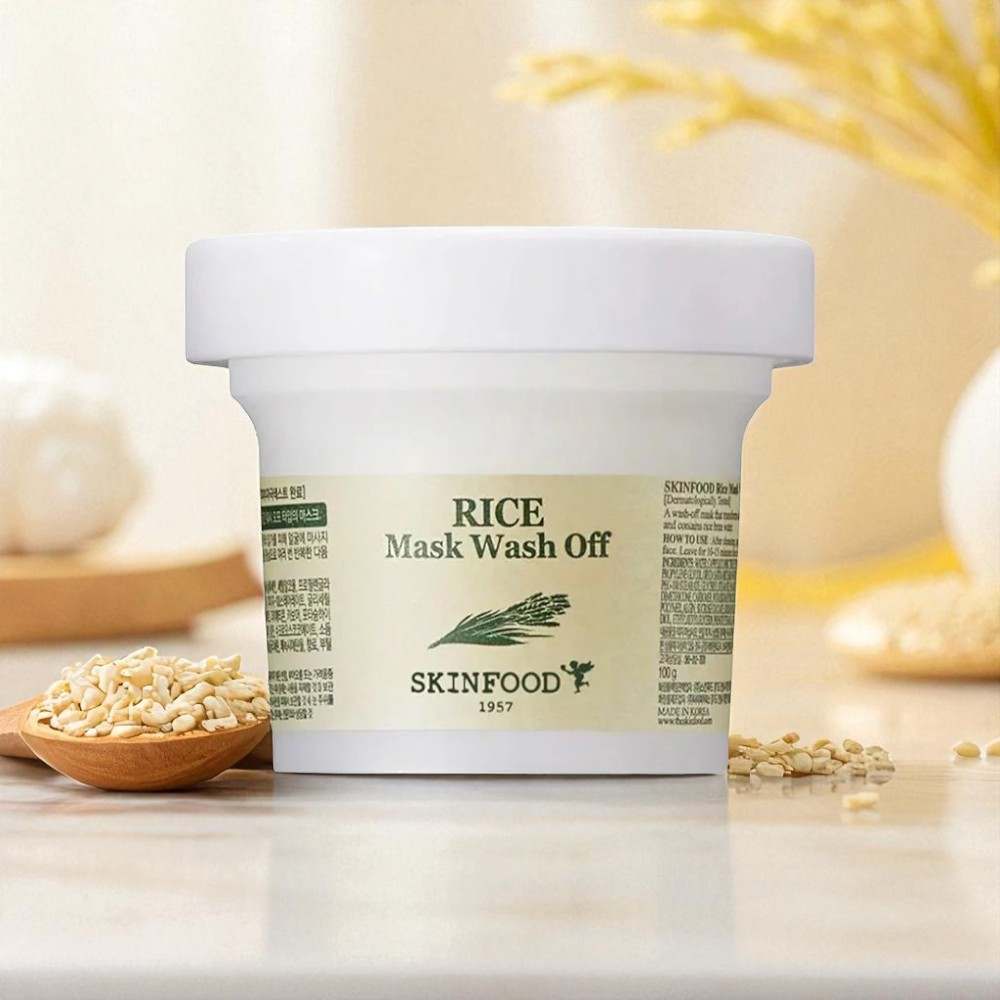 Skinfood Rice Wash-Off Face Mask - 120gm