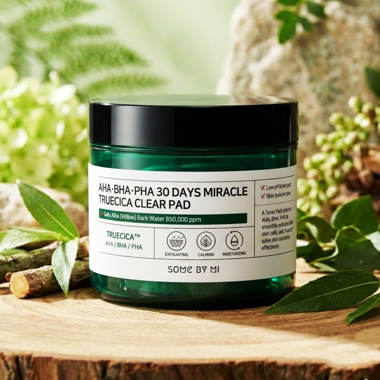 Some By Mi AHA, BHA, PHA 30 Days Miracle Truecica Clear Pad (70ea) - 125ml
