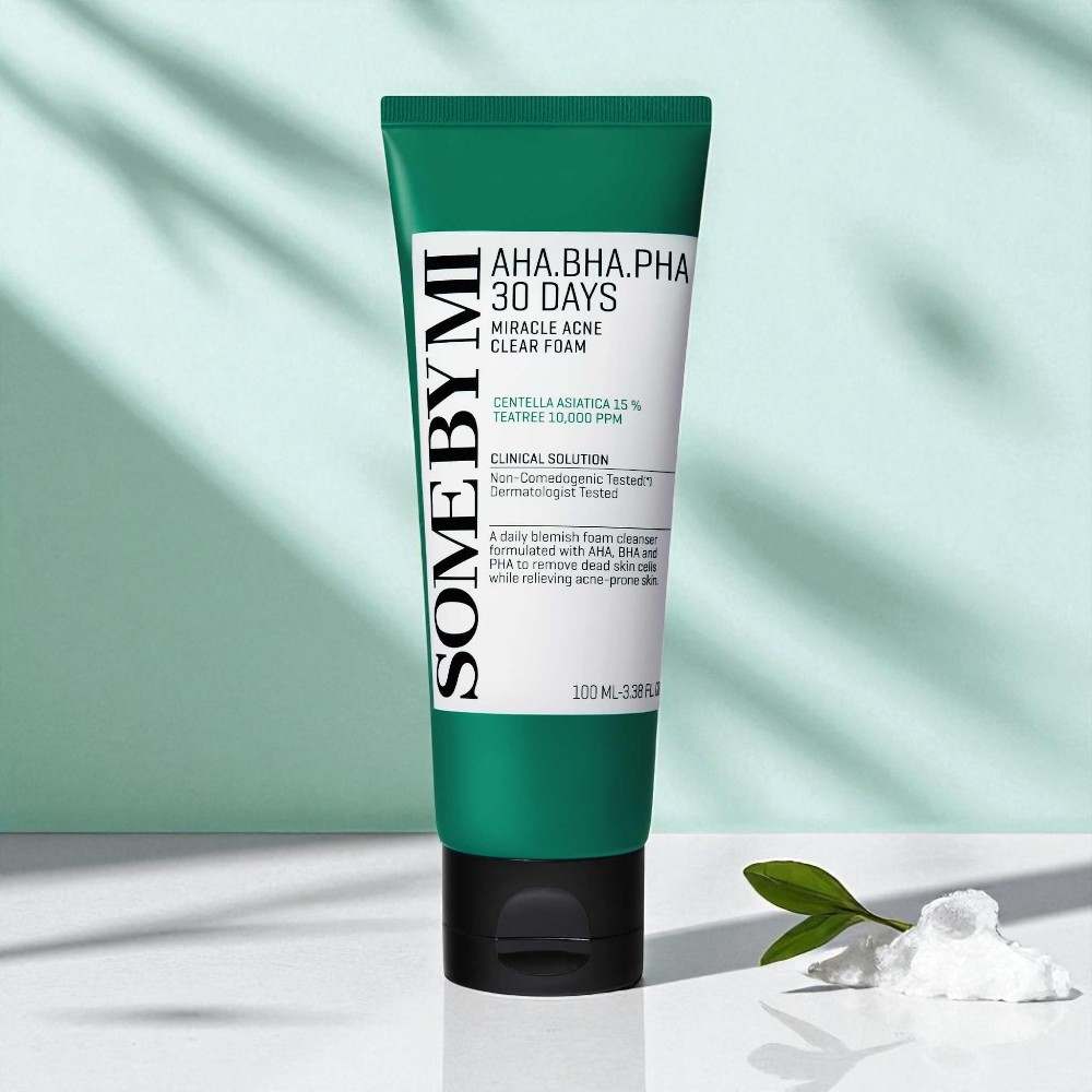 Some by mi Aha,BHA,PHA 30 Days Miracle Acne Clear Foam - 100ml