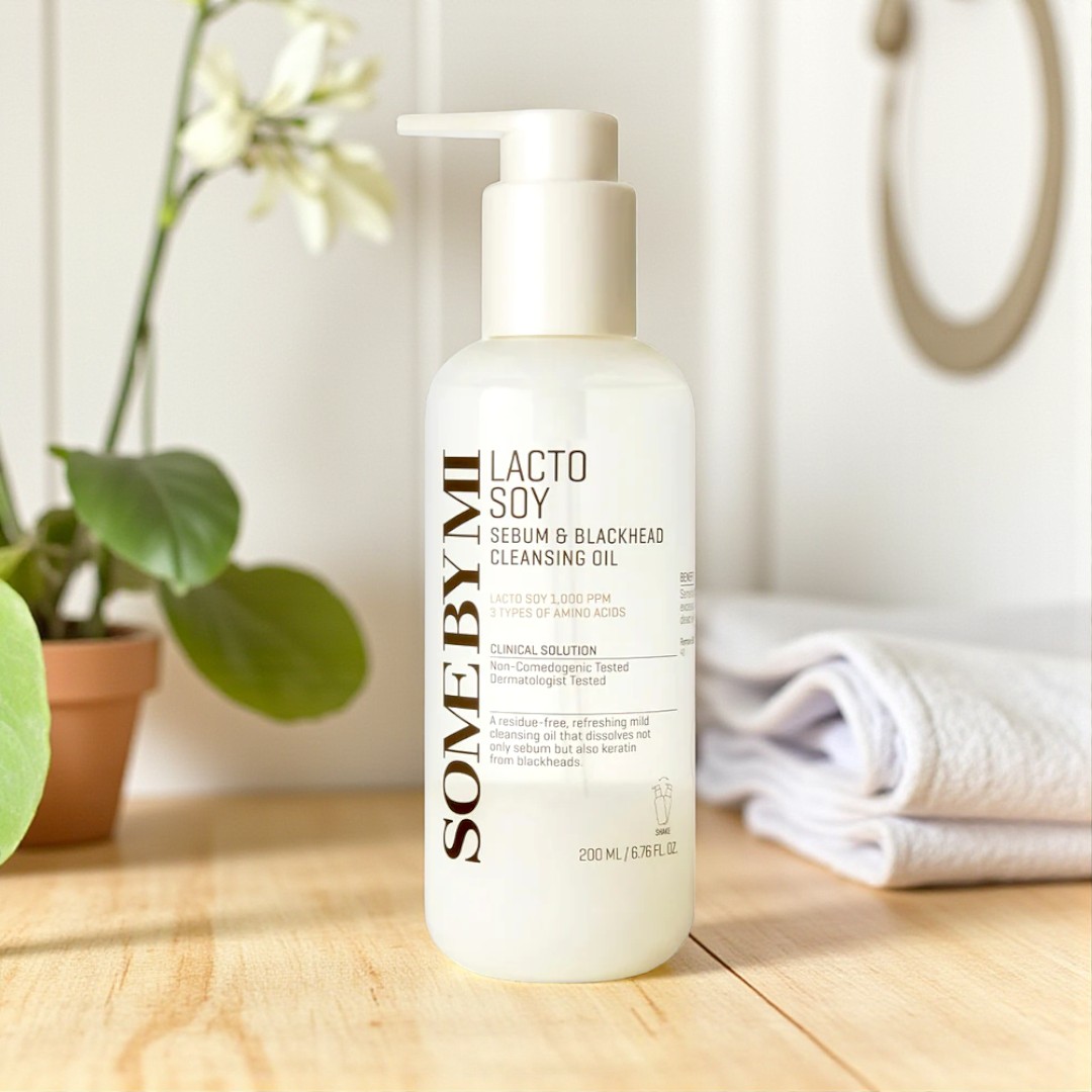 Some By Mi Lacto Soy Sebum &amp; Blackhead Cleansing Oil - 200ml