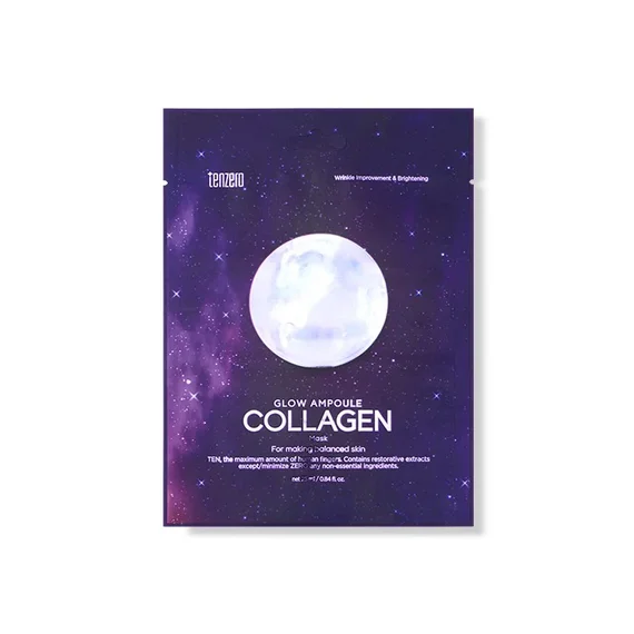 Tenzero Glow Ampoule Collagen Sheet Mask- 25ml