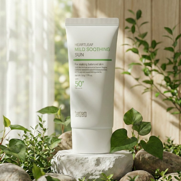 Tenzero Heartleaf Mild Soothing Sun SPF 50+PA++++ - 50g