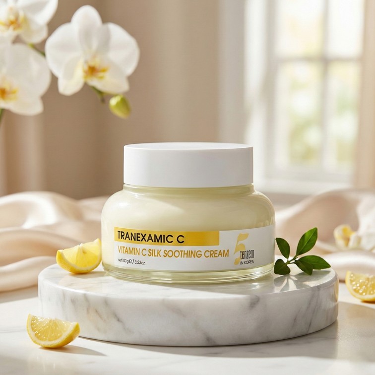 Tenzero Tranexamic Acid Vitamin C Silk Soothing Cream - 100g