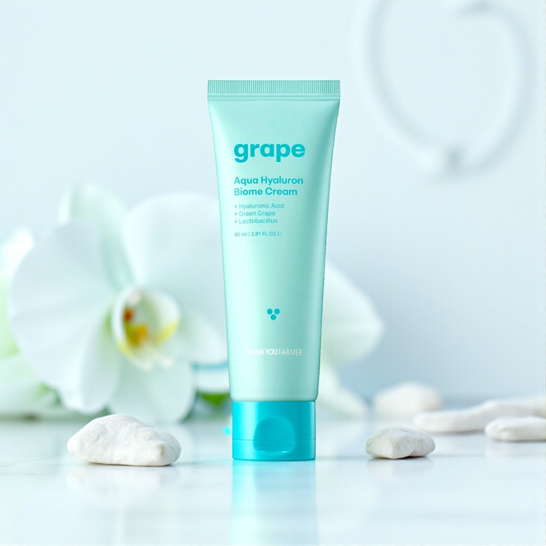 Thank You Farmer Grape Aqua Hyaluron Biome Cream - 80ml
