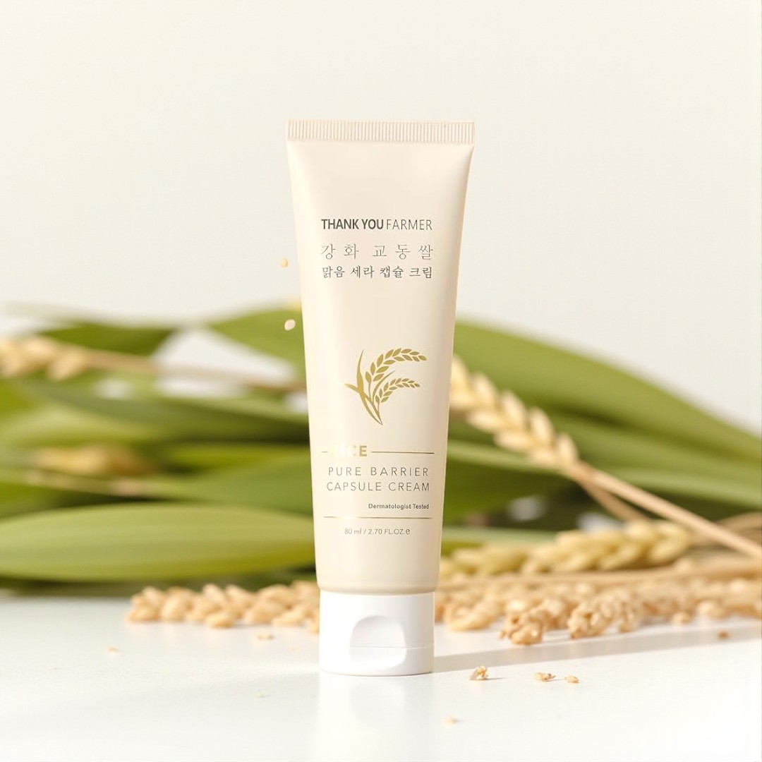 Thank You Farmer Rice Pure Barrier Capsule Cream - 80ml